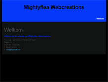Tablet Screenshot of mightyflea.nl